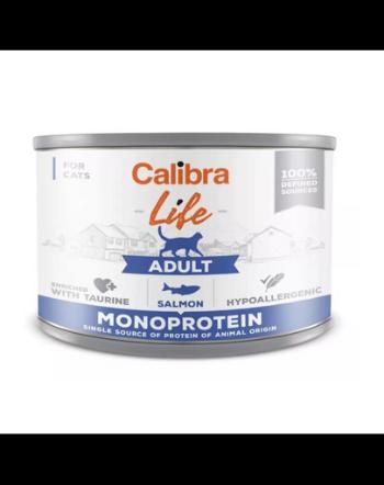 CALIBRA Cat Life Adult Salmon 200 g hrana monoproteica pentru pisici cu somon