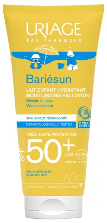 Uriage Lapte hidratant pentru copii pentru bronzare SPF 50+ Bariesun (Moisturizing Kid Lotion) 100 ml