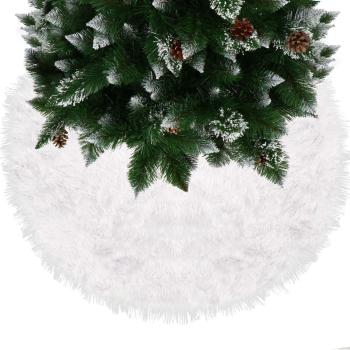Springos Karácsonyfa alátét 150 cm - fehér