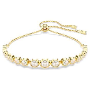 Swarovski Brățară placată cu aur cu cristale transparente Tennis Imber 5705450