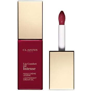 Clarins Lip Comfort Oil Intense ulei luciu de buze  cu efect de nutritiv culoare 08 Intense Burgundy 6 ml