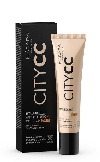 MÁDARA CC Cremă SPF 15 Light Citycc (Hyaluronic Anti-Pollution Cc Cream) 40 ml