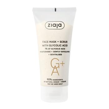 Ziaja Mască de peeling cu acid glicolic (Face Mask + Scrub) 55 ml