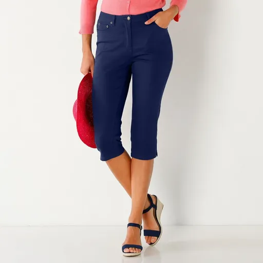 Pantaloni 3/4 îngustați din tweed