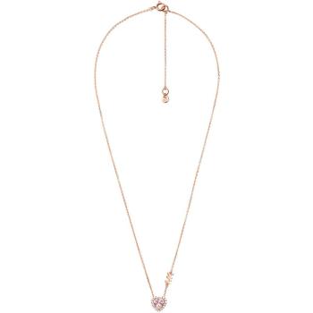 Michael Kors Colier fin bronz cu zirconii Pavé Heart MKC1520A2791