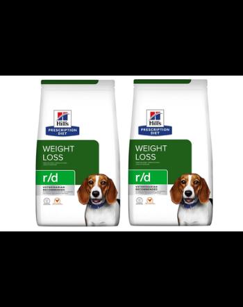 HILL'S Prescription Diet r/d Canine 8 kg (2x4 kg) pentru caini supraponderali