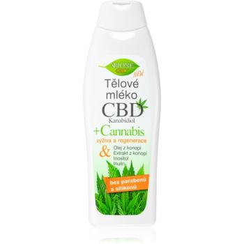 Bione Cosmetics Cannabis CBD lotiune de corp hranitoare cu CBD 500 ml