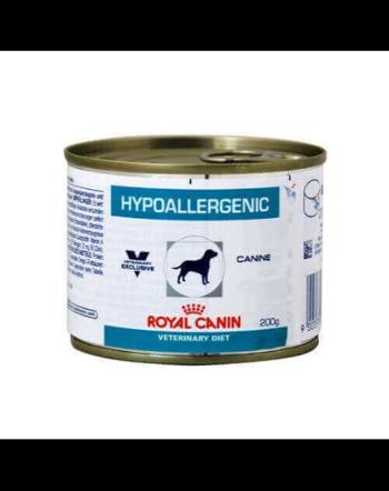 ROYAL CANIN Dog Hypoallergenic 6x200 g hrana umeda caini adulti cu reactii adverse la alimente