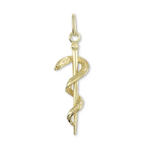Soliter Pandantiv din aur toiagul lui Esculap 241 001 00775