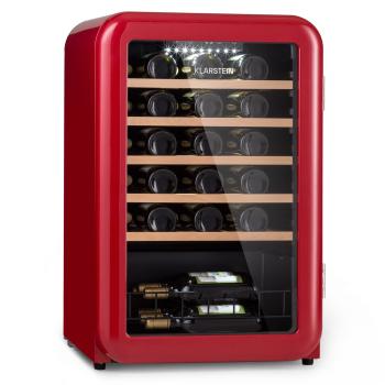 Klarstein Vintage 49 Uno Vinotecă, 110 l/49 fl. 4-22 °C, Retro