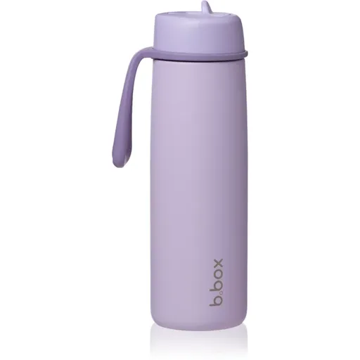 B.Box Stainless Steel Thermos Bottle sticlă termos cu pai Lilac Love 690 ml