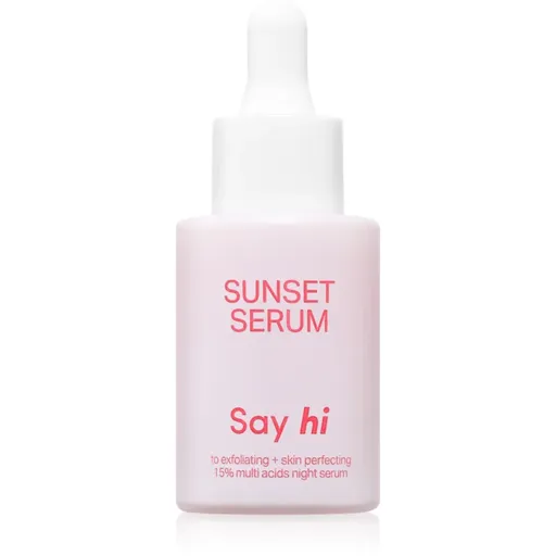 Say Hi Sunset ser de noapte Cu AHA Acizi 30 ml