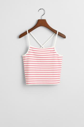 TRIČKO GANT STRIPED TANK TOP BLUSH PINK