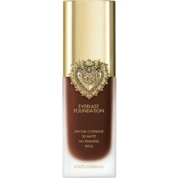 Dolce&Gabbana Flawless Everlast Foundation spray cu efect de lunga durata ce fixeaza machiajul SPF 20 culoare 39N DEEP 27 ml