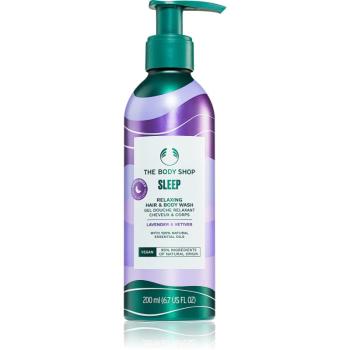 The Body Shop Lavander & Vetiver șampon de par si de corp Lavender & Vetiver 200 ml