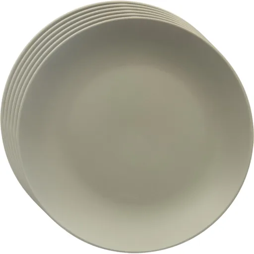 Orion Set de farfurii ceramice pentru desert Greenish 20,5 cm, 6 bucăți