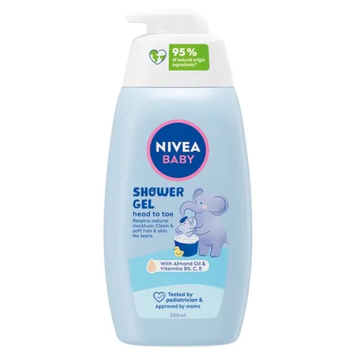 Nivea Gel de duș pentru corp și păr Baby (Shower Gel) 500 ml