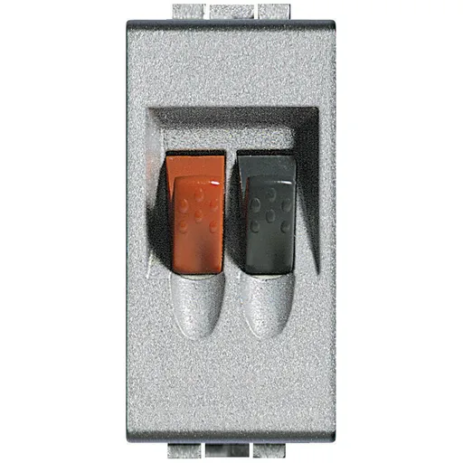 Priza home cinema 1M Bticino Living Light NT4294, argintiu