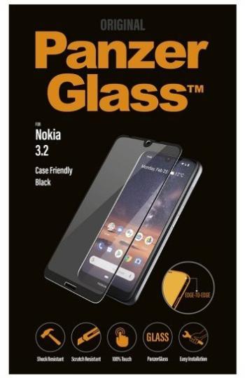 Üvegfólia PanzerGlass Edge-to-Edge Nokia 3.2 üvegfólia - fekete