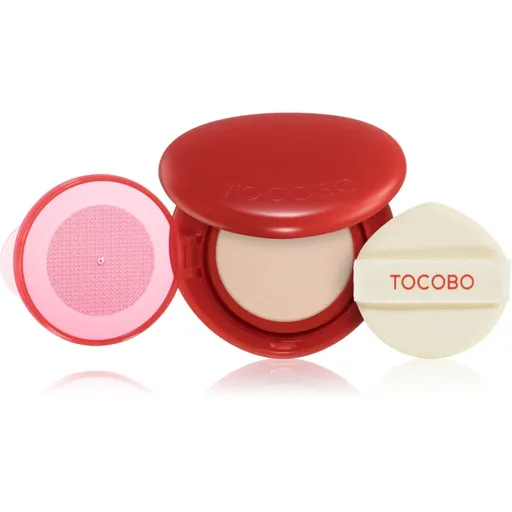TOCOBO Apple Dewy Fit Cushion burete cu machiaj de lungă durată SPF 50+ culoare 21C Peach 15 g