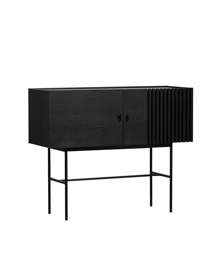 Comodă "Array", 120 x 97 cm, 2 variante - Woud Variantă: stejar, negru