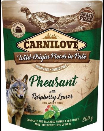CARNILOVE  Hrana umeda pentru caini cu fazan si frunze 300 g