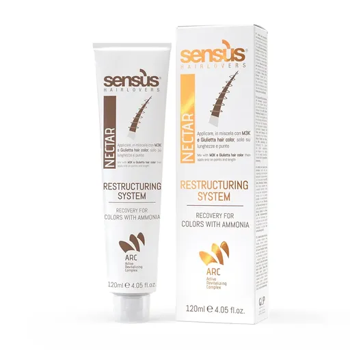 Crema pentru Refacerea Culorii cu Amoniac Sensus Nectar Restructuring System 120 ml
