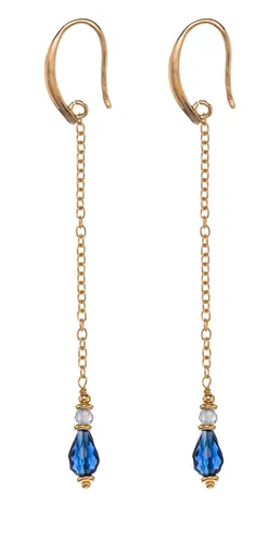 Alisia Cercei lungi placate cu aur, cu zircon și cristal AL5226.01.000