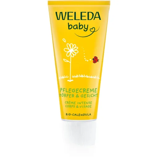 Weleda Baby and Child crema protectoare pentru bebelusi corp si fata galbenele 75 ml