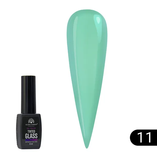 Oja semipermanenta cu efect de vitraliu Global Fashion 8ml, Tinted Glass 11