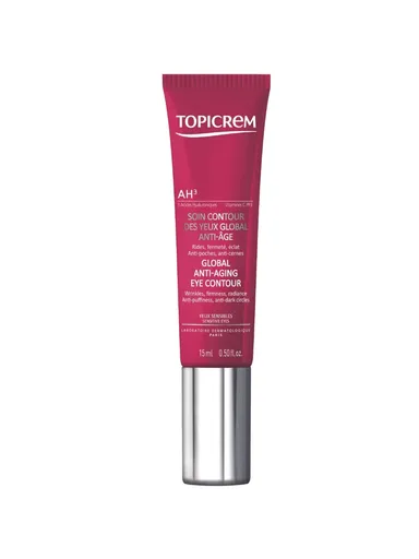 Topicrem Cremă de ochi antirid AH3 (Global Anti-Aging Eye Contour) 15 ml