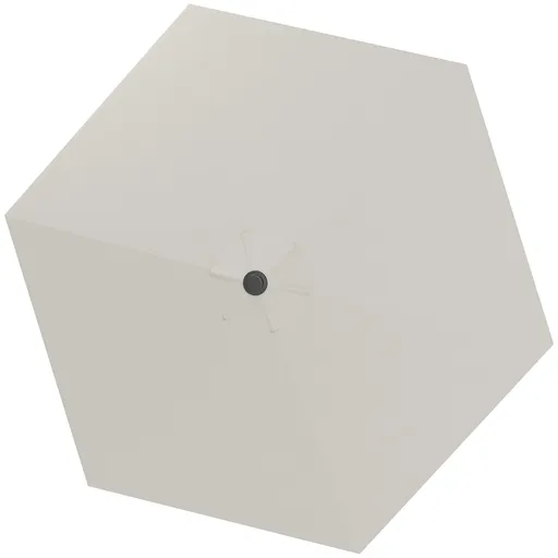 Outsunny Înveliș de Schimb pentru Umbrelă cu Orificii de Aerisire, Ø300 cm, Alb Crem | Aosom Romania