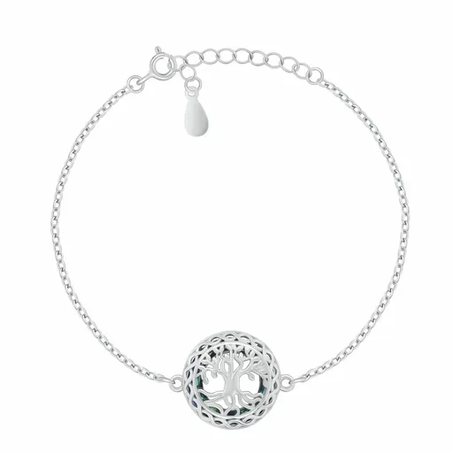 Brilio Silver Brățară fermecătoare din argint Arborele Vieții BRC210W