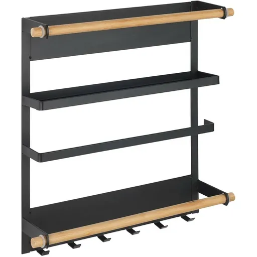 Organizator mural de bucătărie Wenko Magna, negru