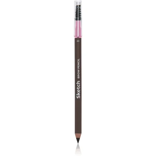 LAMEL Sketch creion pentru sprancene cu pensula culoare 03 1.1 g
