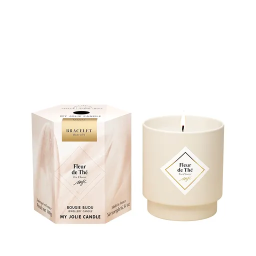 My Jolie Candle Lumânare parfumată 36h cu brățară Gold Les Surprenantes Floare de ceai 320277