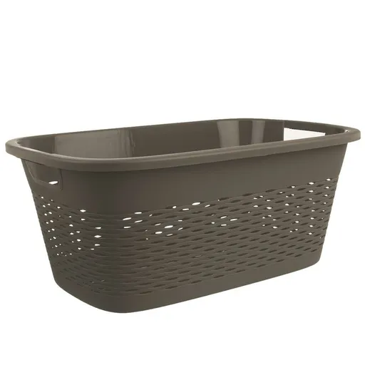 Coș pentru rufe curate Orion LOOP 29 l, gri închis, gri