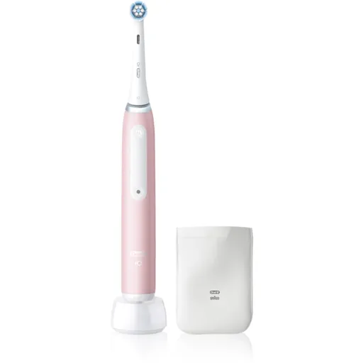 Oral-B iO Sensi Clean periuta de dinti electrica cu etui pentru încărcător Blush Pink 1 buc