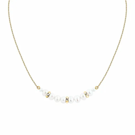 Morellato Colier frumos placat cu aur cu perle de râu Perla SXU43