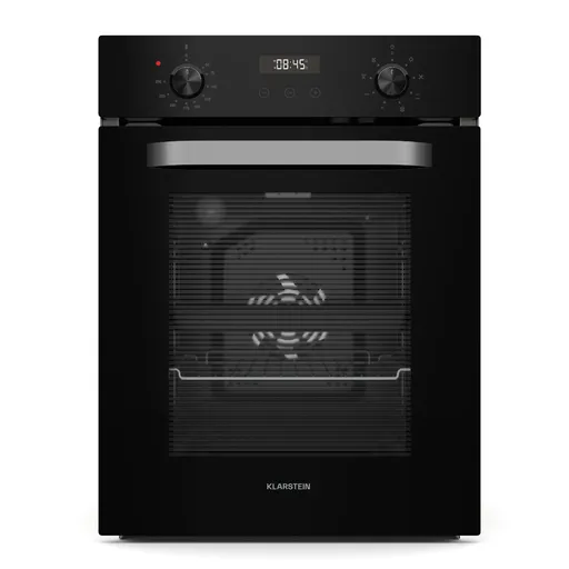 Klarstein Cuptor SmartSlim, Design subțire, 9 funcții, volum 49 l, curățare ușoară, EEK A