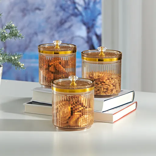 3 Cutii cu capac pentru gustări