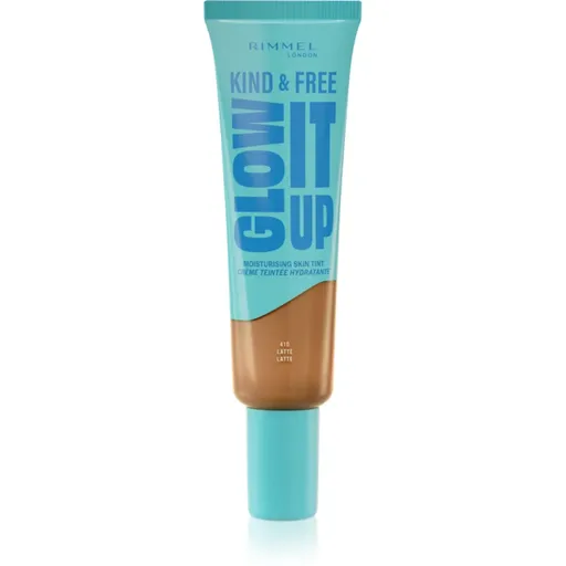 Rimmel Kind & Free Glow It Up machiaj ușor de hidratare culoare 410 Latte 30 ml