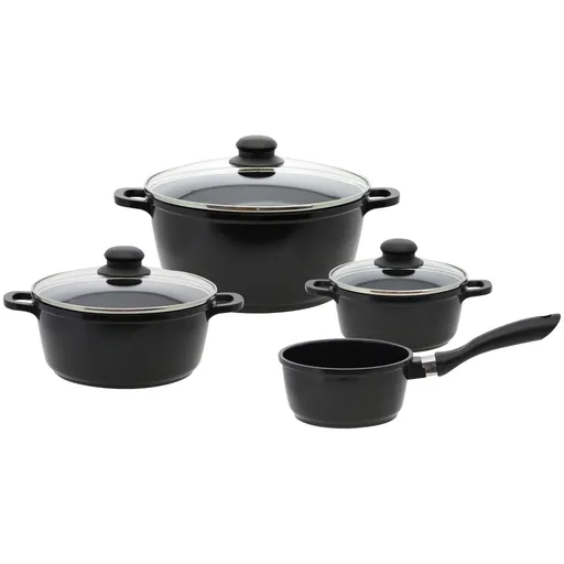 Elo 62440 Set de 4 oale din aluminiu Black Cast