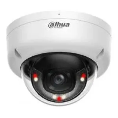Camera IP Dahua WizSense IPC-HDBW1239E1-A-IL-0280B-S6, 2MP, lentila 2.8mm, LED IR+lumina calda 30m, microfon, ONVIF, slot card, IP67