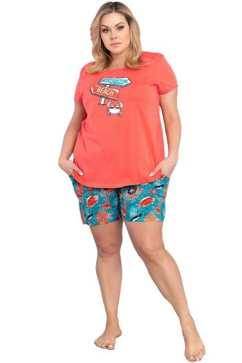 Pijamale pentru femei Oceania coral plus