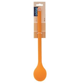 Lingură rotundă din silicon Orion ORANGE, 28 cm, portocaliu