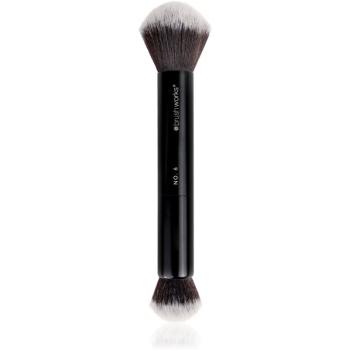 Brushworks Double Ended perie mică pentru aplicarea produselor lichide, cremoase sau pudră tip NO. 6 1 buc