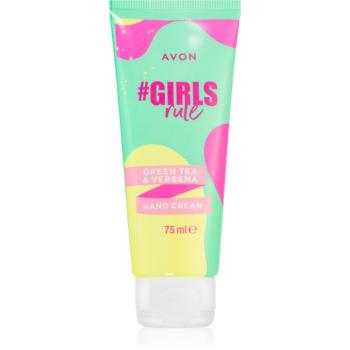 Avon #GirlsRule Green Tea & Verbena crema de maini hidratanta 75 ml