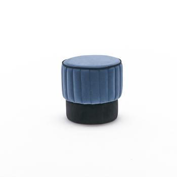 Taburet Rose Puf Blue, albastru