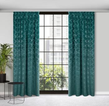 ArtFir Zatemňovací záves ADRIA P | tyrkysová 140 x 270 cm